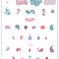 Paisley Princess (CjS-99) Steel Layered Nail Art Stamping Plate