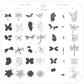 Beginner Edition (CjS-B-THREE) Steel Nail Art Stamping Plate