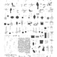 Mistletoe Wishes (CjS C-47) Steel Nail Art Stamping Plate 14 x 9 Clear Jelly Stamper 