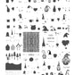 Gnome-mas (CjS C-48) Steel Nail Art Stamping Plate 14 x 9 Clear Jelly Stamper 