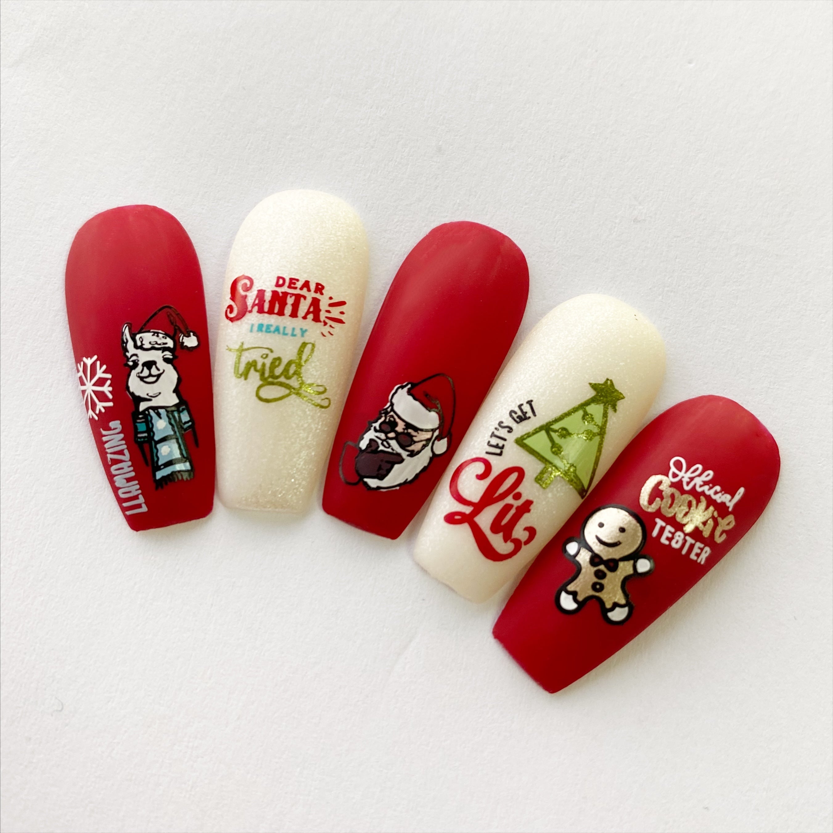 Sassy Christmas (CjSC-68) Steel Nail Art Stamping Plate
