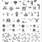 Monster Mash! (CjS H-27) Steel Stamping Plate 14 x 9 Clear Jelly Stamper 