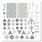 Celtic Charm (CjSH-49) Steel Stamping Plate 8 x 8 Clear Jelly Stamper 