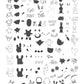Hoppy Easter (CjSH-63) Steel Stamping Plate 14 x 9 Clear Jelly Stamper 