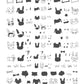 Hipster Bunnies (CjSH-65) Steel Stamping Plate 14 x 9 Clear Jelly Stamper 