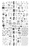 Cinco De Mayo (CjSH-85) Steel Nail Art Stamping Plate