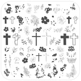 Easter Floral (CjSH-88) Steel Nail Art Layered Stamping Plate