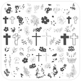 Easter Floral (CjSH-88) Steel Nail Art Stamping Plate