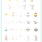 Bunny & Friends (CjSH-89) Steel Nail Art Layered Stamping Plate