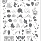 Romantic Rebel (CjS LC-31) Steel Stamping Plate 14 x 9 Clear Jelly Stamper 