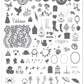 Suzie's Victorian Plate (CjS LC-45) Steel Stamping Plate 14 x 9 Clear Jelly Stamper 