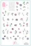 Flora (CjSLC-87) Steel Nail Art Stamping Plate
