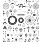 Celina Ryden - Two (CjSLC-95) Steel Nail Art Stamping Plate