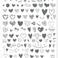 layered-nail-art-stamping-plate-showing-designs-of-hearts-xo-lips-and-words-for-nail-art