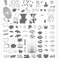 POP Heart (CjSV-22) Steel Stamping Plate 14 x 9 Clear Jelly Stamper 