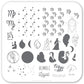 Virgo (CjSZ-07) Steel Stamping Plate 6x6 Clear Jelly Stamper 