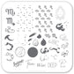 Scorpio (CjSZ-09) Steel Stamping Plate 6x6 Clear Jelly Stamper 