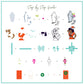 A Very PinUp Christmas (CjSC-76) Steel Nail Art Stamping Plate