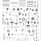 Idle No More by Anita Angel(CjSLC-06) Steel Nail Art Stamping Plate 14 x 9 Clear Jelly Stamper 