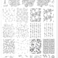 For the Love of Swirls (CjSLC-66) Steel Stamping Plate 14 x 9 Clear Jelly Stamper 