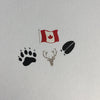 Oh Canada (CjSLC-09) - Steel Nail Art Stamping Plate 14 x 9 Clear Jelly Stamper 