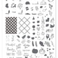 Give Thanks (CjS H-15) - Steel Stamping Plate 14 x 9 Clear Jelly Stamper 