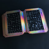 Large Stamping Plate Holder - HoloStunning (7 Colors Available) Discounted Goods Clear Jelly Stamper 