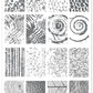 Texture Essentials - Nature's Law (CjS-69) Steel Nail Art Stamping Plate 14 x 9 Clear Jelly Stamper 