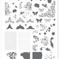 If it Aint Baroque, Dont Fix It! (CjS-72) Steel Nail Art Stamping Plate 14 x 9 Clear Jelly Stamper 