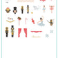 Nutcracker Christmas (CjS C-22) Steel Nail Art Stamping Plate 14 x 9 Clear Jelly Stamper 