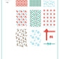 Pretty Paper - Retro (CjS C-23) Steel Nail Art Stamping Plate 14 x 9 Clear Jelly Stamper 