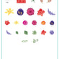 Roses Floral Garden (CjSLC-13) - Steel Nail Art Stamping Plate 14 x 9 Clear Jelly Stamper 