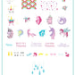#AlwaysBeAUnicorn (CjS LC-51) Steel Stamping Plate 14 x 9 Clear Jelly Stamper 