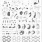 #AlwaysBeAUnicorn (CjS LC-51) Steel Stamping Plate 14 x 9 Clear Jelly Stamper 