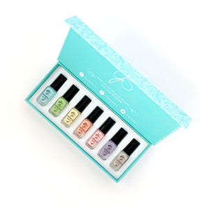 Stamping Polish Kit - Pastel (7 Colors) Polish Kits Clear Jelly Stamper 