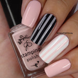 #88 Pretty in Pink - Nail Stamping Color (5 Free Formula) Polish Clear Jelly Stamper 