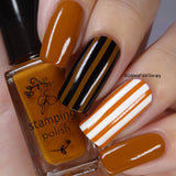 #90 Pimento - Nail Stamping Color (5 Free Formula) Polish Clear Jelly Stamper 