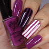 #91 Pickled Beet - Nail Stamping Color (5 Free Formula) Polish Clear Jelly Stamper 