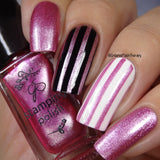 #94 Passionate Pink - Nail Stamping Color (5 Free Formula) Polish Clear Jelly Stamper 
