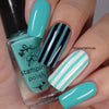 #97 Oceanside - Nail Stamping Color (5 Free Formula) Polish Clear Jelly Stamper 