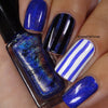 Holo 5 - Blue Lagoon - Nail Stamping Color (5 Free Formula) Polish Clear Jelly Stamper 