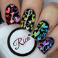 Manicure-with-nail-art-designs-of-hearts-in-different-sizes 