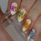 Music and Notes (CjS-11) - Steel Nail Art Stamping Plate 6x6 Clear Jelly Stamper 