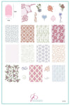 Dainty Delights (CjS-283) Steel Nail Art Stamping Plate