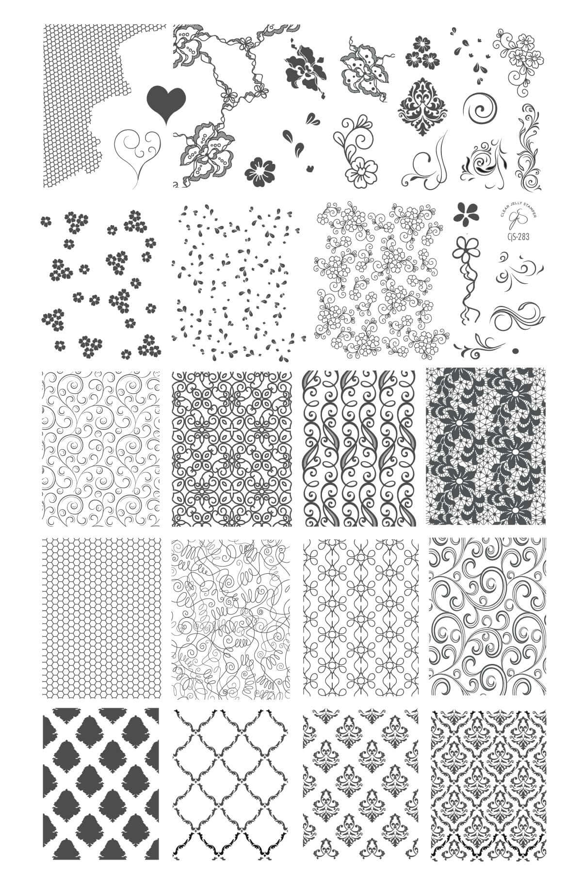 layered-nail-art-stamping-plate-with-delicate-designs-of-lace-swirls-and-floral-designs