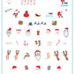 Dear Santa (CjSC-63) Etched Nail Art Stamping Plate