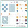 Denim Patchwork (CjS-273) Steel Nail Art Stamping Plate
