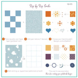 Denim Patchwork (CjS-273) Steel Nail Art Stamping Plate