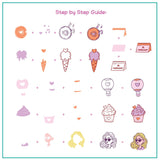 Doodle with Love (CjSV-41) Steel Nail Art Stamping Plate