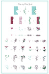 Embellish (CjSV-40) Steel Nail Art Stamping Plate